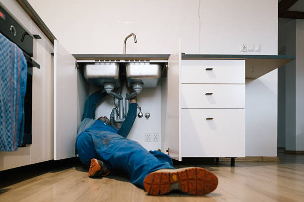 Professional Drain Cleaning technician working in Saint Clair Shores, MI